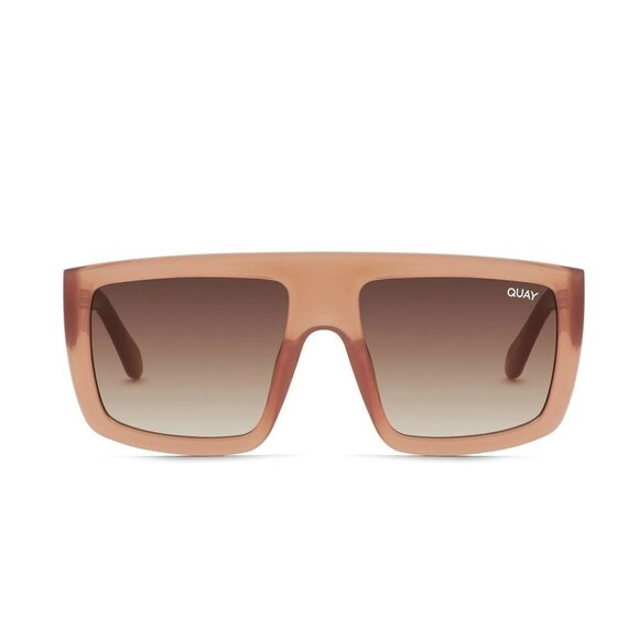 NWOT Quay semi-opaque milky caramel & brown lens sunglasses - Picture 2 of 13